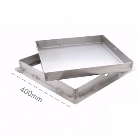 Sigillo pesante inox AISI 304 Dakota 400x400x50mm per pozzetti di raccolta