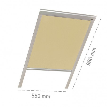 Tendina oscurante interna Beige Dakota 550x980mm per lucernario DK 500V