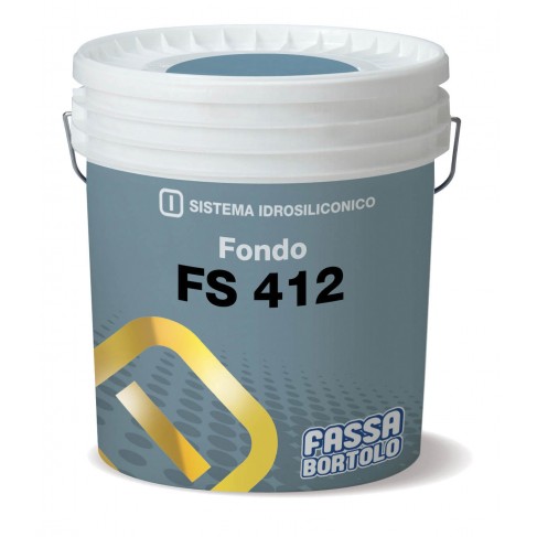 Fissativo Fassa FS412 per cicli idrosiliconici (Secchio da 16 lt)