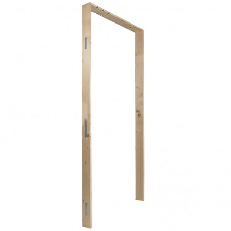 Controtelaio universale Dakota Rondine in legno abete, luce porta 65-100mm, muro 14cm