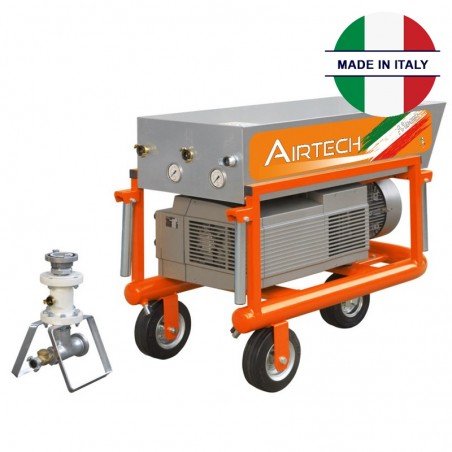 Impianto convogliatore Mixer Airtech Top con compressore Becker e sistema di pulizia automatico, 5,5-8kW