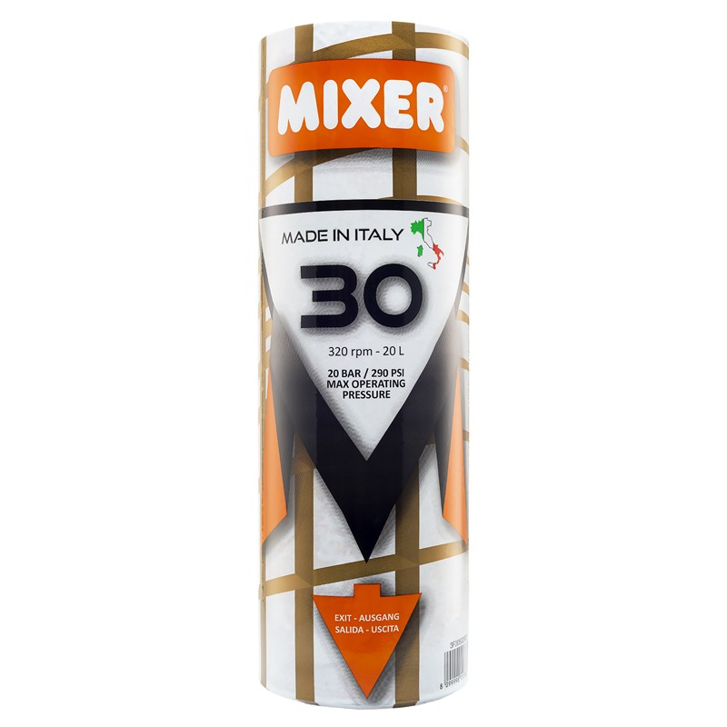 Polmone Mixer 30 D5-2,5 / Eco-Star dritto per intonaci con granulometria fino a 3mm