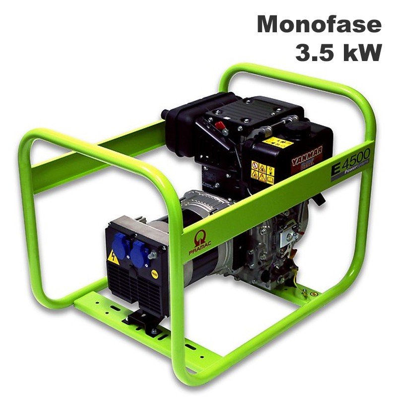 Generatore di corrente a diesel Pramac E4500 Monofase 3.5kW