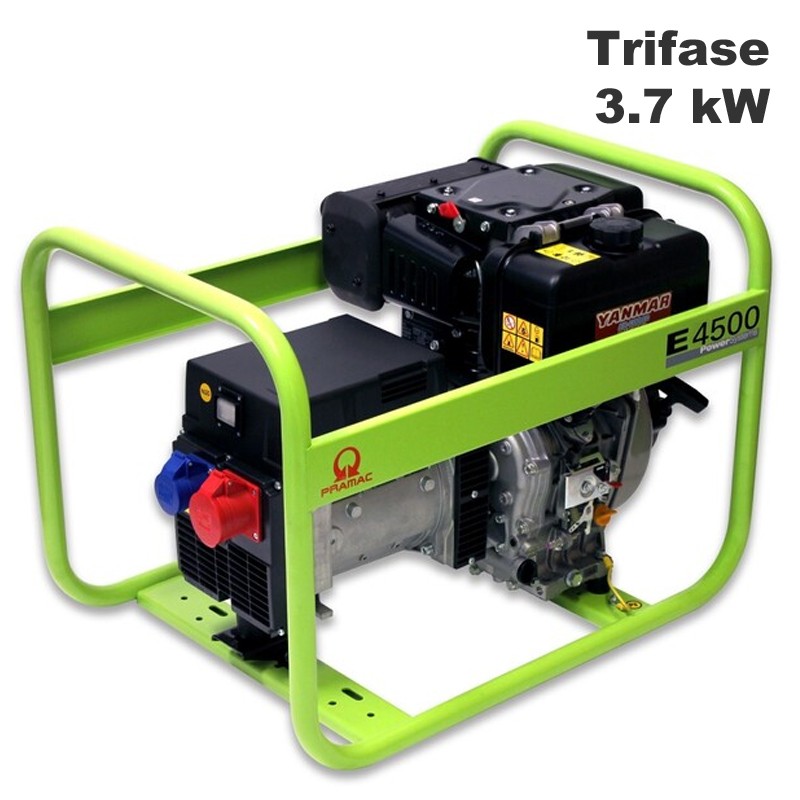 Generatore di corrente diesel Pramac E4500 Trifase 3.5kW