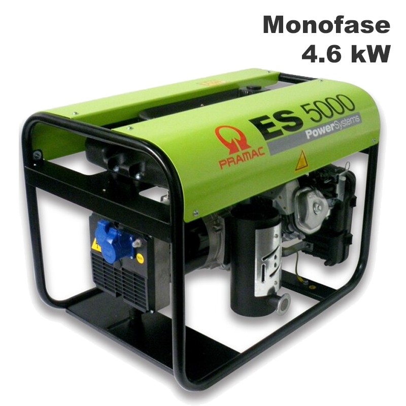 Generatore di corrente a benzina Pramac ES5000 Monofase 4.6kW