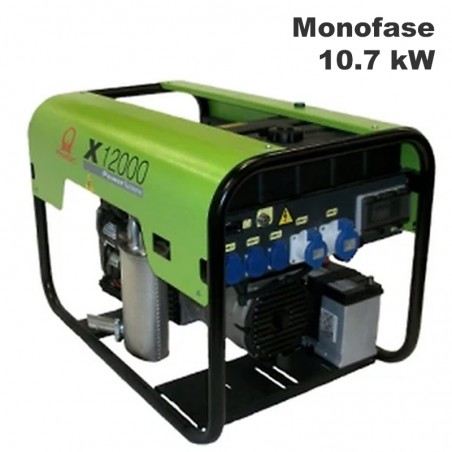 Generatore di corrente a benzina Pramac X12000 Monofase 10.7kW