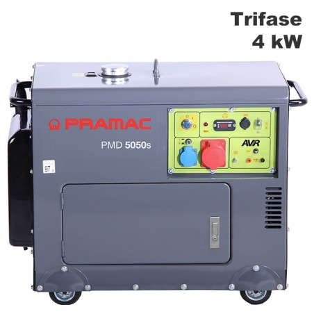 Generatore di corrente diesel Pramac PMD 5050S Trifase 4kW per uso residenziale