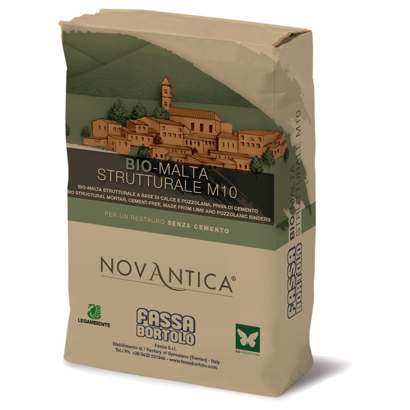 Bio-malta strutturale M10 Fassa Bortolo per interni ed esterni (Sacco 25Kg)