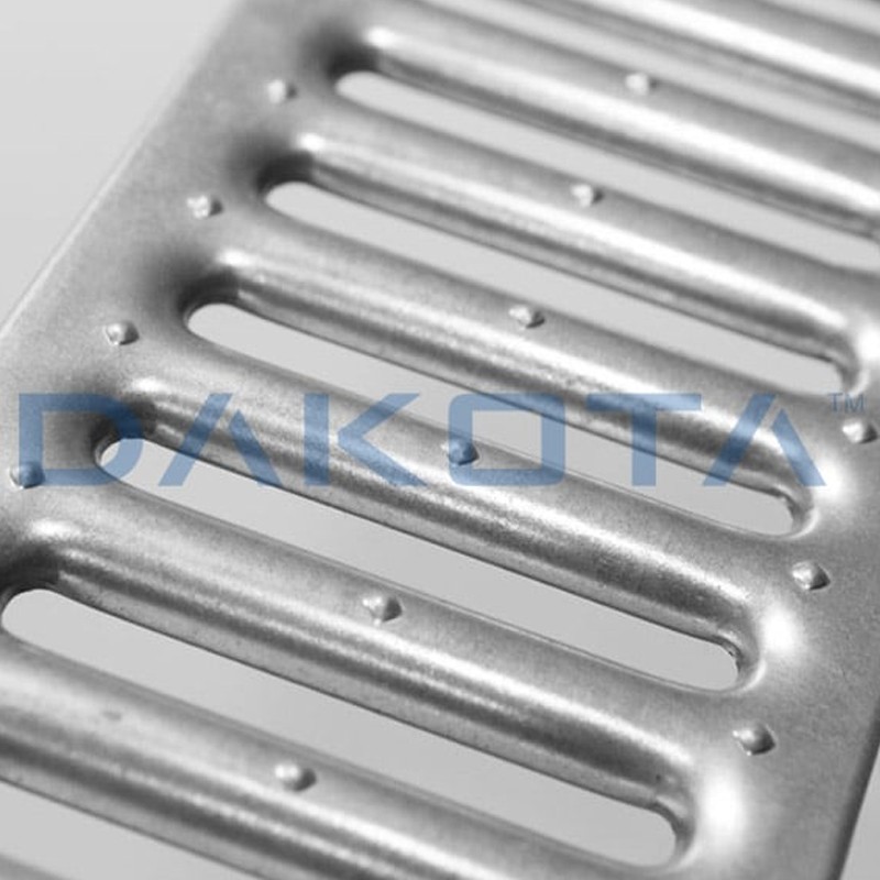 Griglia in acciaio inox per canalette di scolo Dakota Taurus 200