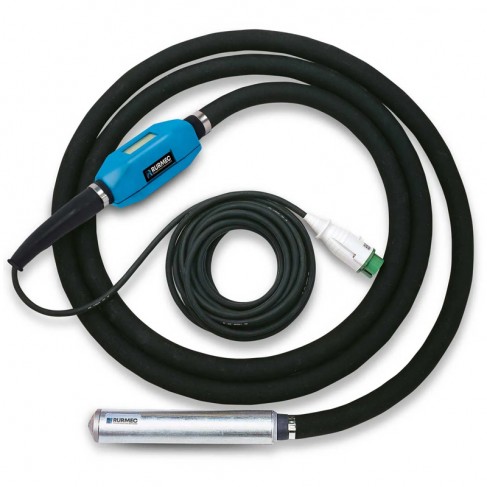 motore con vibratore per cemento ago vibrante S 50 da 50 mm + silver 1M  rurmec