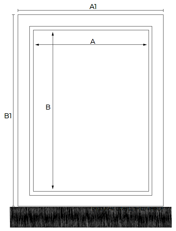 Schema tecnico finestra lucernario Sky One 2.0 Dakota