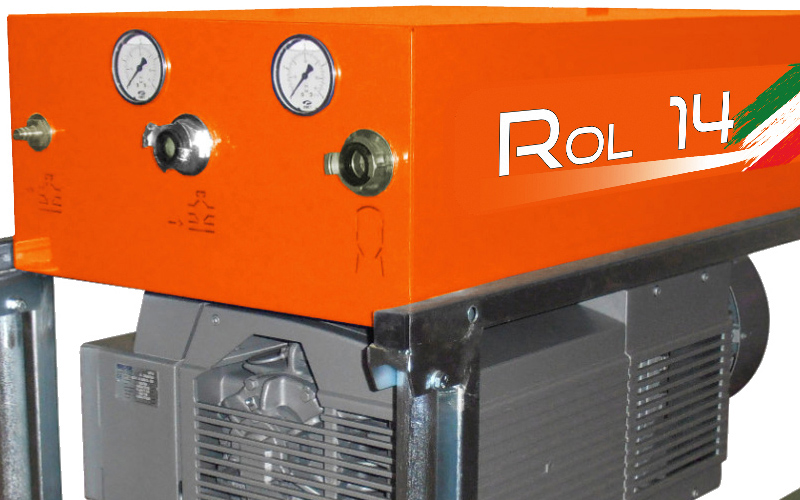 Dettaglio impianto convogliatore Mixer Rol 14 Becker