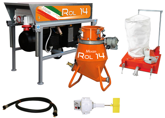 Dotazione impianto convogliatore Mixer Rol 14 Rietschle