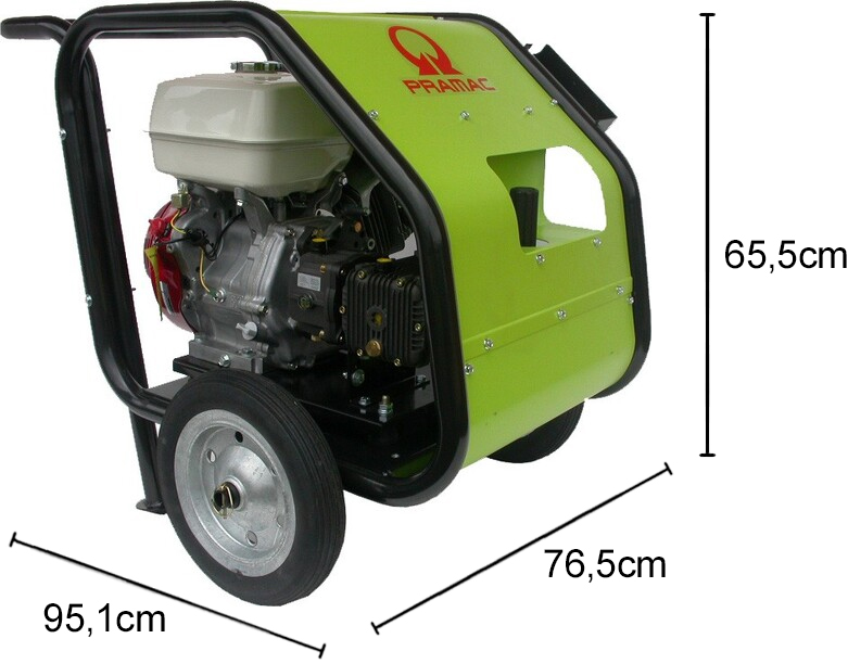 Schema tecnico idropulitrice a benzina PW240 Pramac