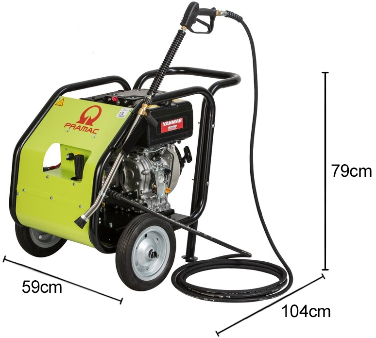 Schema tecnico idropulitrice diesel PW3000 Pramac