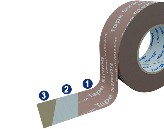 Composizione nastro acrilico Tape Strong Riwega